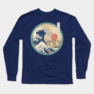 The Great Wave - Bolnuevo V01 Long Sleeve T-Shirt